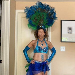 Mardi Gras/Carnival dance costume...Cha Cha Cha!!!
